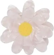 Flower Cute Hair Claw Clips for Thick Hair, Large Claw Clip Elegant Flower Shape Fashionable Hair Clip Styling Tool Accessories for Women and Girls(White daisy)