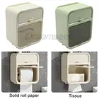 Toilet Tissue Paper Box Waterproof Wall Mounted Roll Draw Shelf Holder Bathroom