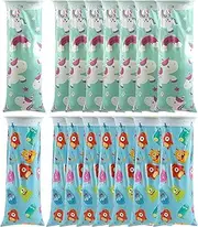 16 Pcs Kids Vomit Bags Disposable Emesis Bags 1500ml,Puke Bags Vomit Bags Disposable for Car,Barf Bags Disposable Car Kids(Pony Marine Animal Style)