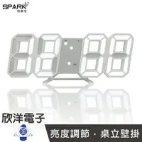 在飛比找樂天市場購物網優惠-※ 欣洋電子 ※ SPARK 電子鐘 LED多功能電子鐘 黑