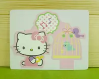 在飛比找樂天市場購物網優惠-【震撼精品百貨】Hello Kitty 凱蒂貓 卡片-鳥籠(