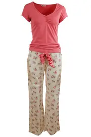 Yvette Nouveau Long Pj Set--BEN-27-7091S