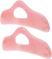 WOFASHPURET 2pcs Massage Tool Scraping Massage Tools for Face Body Relief Reduces Puffiness Discomfort Portable Massager for Relaxation Anytime