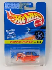 Vintage Hot Wheels Street Eaters Series 1996 Propper Chopper International Card