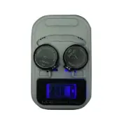 USPlug 2 Slot LIR2032 LIR2025 LIR2016 Button Coin Cell Battery Charger LCD YA