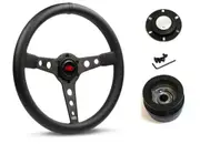 SAAS Steering Wheel SW616OS-BS & boss for Leyland Mini Clubman Mini Moke
