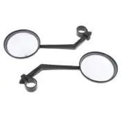 1 Pair Cycling Riding Bicycle Bike Reflector Mirror 360 Rotation Rearview-OA
