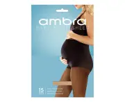 Ambra 1 Pack 15 Denier Baby Bump Sheer Pantyhose - Neutral