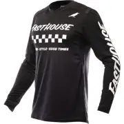 Fasthouse Elrod Jersey, Black/White