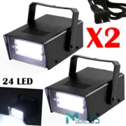 24 LED Strobe Light Flash Light Disco DJ Club Halloween Party Stage Show Light