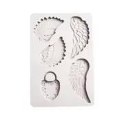 Silicone New Style Angle Wing Chocolate Sugarcraft Mold Mould DIY Clay Resin