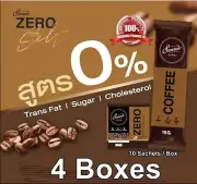 4x New Instant Coffee Zero Stevia coffee Helps Burn Fat Reduce Cholesterol