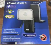 Heath Zenith Solar LED 110° Motion Wall-Mount Security Floodlight BLACK New