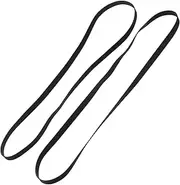 CAXUSD 2pcs Rubber Drive Belt Replacement for Turntables Accurate Transmission Enhanced Sound Easy Installation for Vinyl Record Players and Cassette Tape Machines