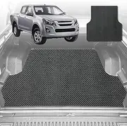 6D Diamond Ute Tub Mat for Isuzu D-Max Crew Cab RG 2020-Current (with Factory Plastic tub Liner)
