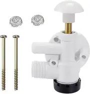 Beaquicy 385314349 RV Water Valve Kit Upgraded Toilet Water Valve Assembly Replacement for Dom-etic Sealand VacuFlush Toilet Models