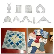 Quilting Template Patchwork Drawing Cutting Ruler Dressmaking DIY Craft