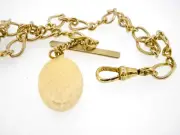 Waldemar Vest Chain Anson 12K Gold Filled Links with Swivel and Bar and Tag