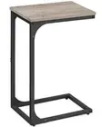 VASAGLE Small Side Table, C Shaped End Table for Sofa and Bed, TV Tray Table