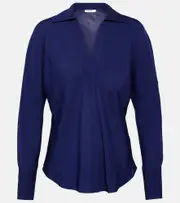 [Vince] Vince Silk georgette shirt AU 10 blue