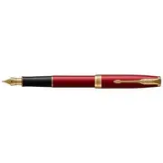 Parker Sonnet Fountain Pen Intense Red Lacquer Gold Trim