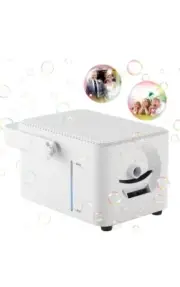 Bubble Machine,Built-in Anti Overflow Tank, Automatic Bubble Blower for Kids,Por