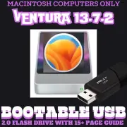 Mac OS Ventura Bootable USB Flash Drive Installer Repair With Guide