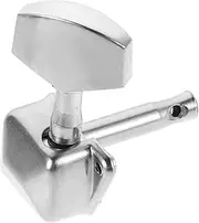 JEWEDECO Tuner Tuning Bolt Precision Tuning Keys for Acoustic Guitars Semi-enclosed Square Folk Guitar Tuning Pegs