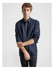 [Fine Day] Denim Shirt in Blue