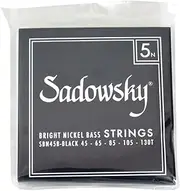 Sadowsky Black Label Base String Nickel String 5 String 045-130 SBN45B Black