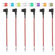 Fuse Tap 24V 12V Car Add A Circuit Fuse Tap with 3A-30A Mini Fuses, 6pcs