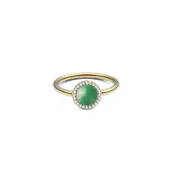 Daniel Wellington Audrey Ring Jade Gold