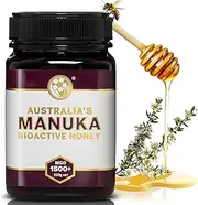 AUSTRALIA’S MANUKA MGO 1500+ Manuka Honey – 100% RAW Australian Honey – Superior Bioactivity. Non-GMO. Certified. Lab Tested. for Recovery and Therapeutic Use (500g)