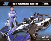 2018 TAKUMA SATO "PANASONIC / MI-JACK" #30 VERIZON INDY CAR HERO CARD POSTCARD