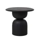 Gabriel Round Side Table - Full Black