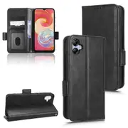 For Samsung Galaxy A04e Symmetrical Triangle Leather Phone Case