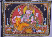 GANESHA GANESH WALL HANGING TAPESTRY COTTON THROW BOHO HIPPIE INDIAN TABLE CLOTH