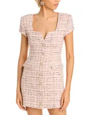 Generation Love Brunella Tweed Mini Dress
