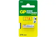 GP 12V 27A MN27 High Voltage Alkaline Battery for Lighters and Remotes