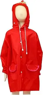 [Holibanna] Adorable Kids Raincoat Children Raincoat Big Hat Waterproof Rain Jacket for School Travel