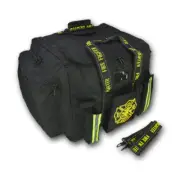 Lightning X Premium Step-In Turnout Gear Bag Front Operations Pocket Black