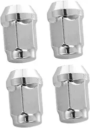 FELTECHELECTR Steel Lug Nuts 20 Pack for Car Automobile Flanged Surface Tire Screw Nut Wheel Lug Nuts Closed End Bulge Acorn Cone Seat