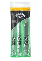 Nicholson 22015NNN Steel Mill Bastard Cut General Purpose File Set 6 L in.