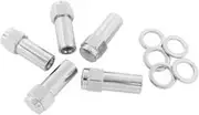 Aeroflow 1.38 Shank Closed Nuts 7/16 Chrome 7/16-20" Wheel (5) - AF3041-9000