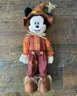 NEW Disney Mickey Mouse 22" Scarecrow Decoration Halloween Thanksgiving Fall WDW