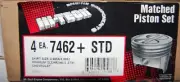 Hi-Tech 7462 STD Piston Set of 4 for Chevrolet