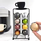 Coffee Capsule Holder Iron Compact Storage Stand for Home Office Kitchen