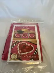 Shabby Fabrics Patchwork Accent Runner Kit February Valentines 9.5”x29.5”