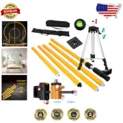 Professional Laser Level Mounting Rod – 4.2m Telescopic Pole & Tripod Included