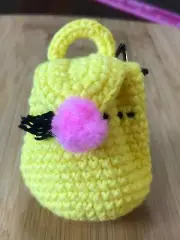 HANDMADE Crochet MINI BACKPACK~ Keychain, charm, dangle~ NEW TOY C